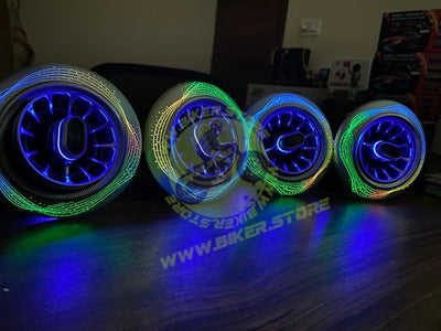 Cardi Ambient Smart LED AC Vent Kit for Thar & Thar Roxx, 8-in-1 Atmosphere Lamp K4 Plus with App Control - Biker.Store - www.biker.store