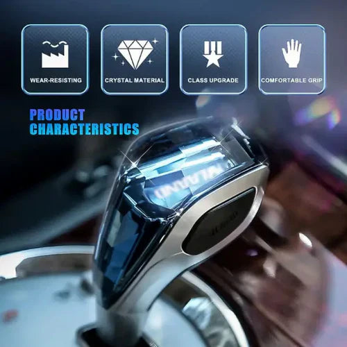 LED Gear Knob - Crystal | 8mm, 10mm, and 12mm Threads | For all Cars including 3XO, Curvv, Roxx and More - Biker.Store - www.biker.store