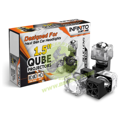 GENOME Car 1.5″ Headlight Projectors Qube Projectors Headlight Projectors For Next-Gen Car Headlights - Biker.Store - www.biker.store