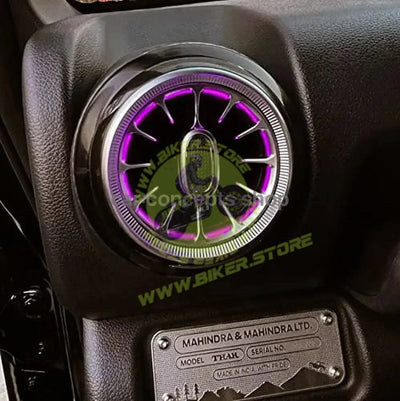Cardi Ambient, Smart LED Ambient Light AC vent Kit for Interior Car Lighting, Atmosphere Lamp K3 Plus 7th Gen, 4-in-1, For Thar and Thar Roxx proper fit | With App control - Biker.Store - www.biker.store