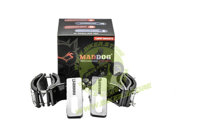 Maddog Universal Light Mounts (16mm-38mm) - Biker.Store - www.biker.store