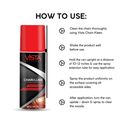 Vista Chain Lube 150 ml (98 g) - Biker.Store - www.biker.store