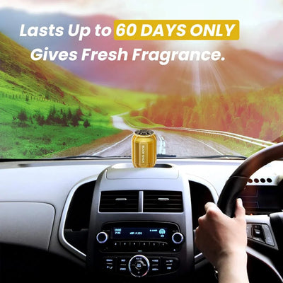 BLACK ODOR BO-8 Lemon Big Size Car Air Freshener – Long-Lasting Natural Oil-Based Fragrance for Car, Home & Office - Biker.Store - www.biker.store