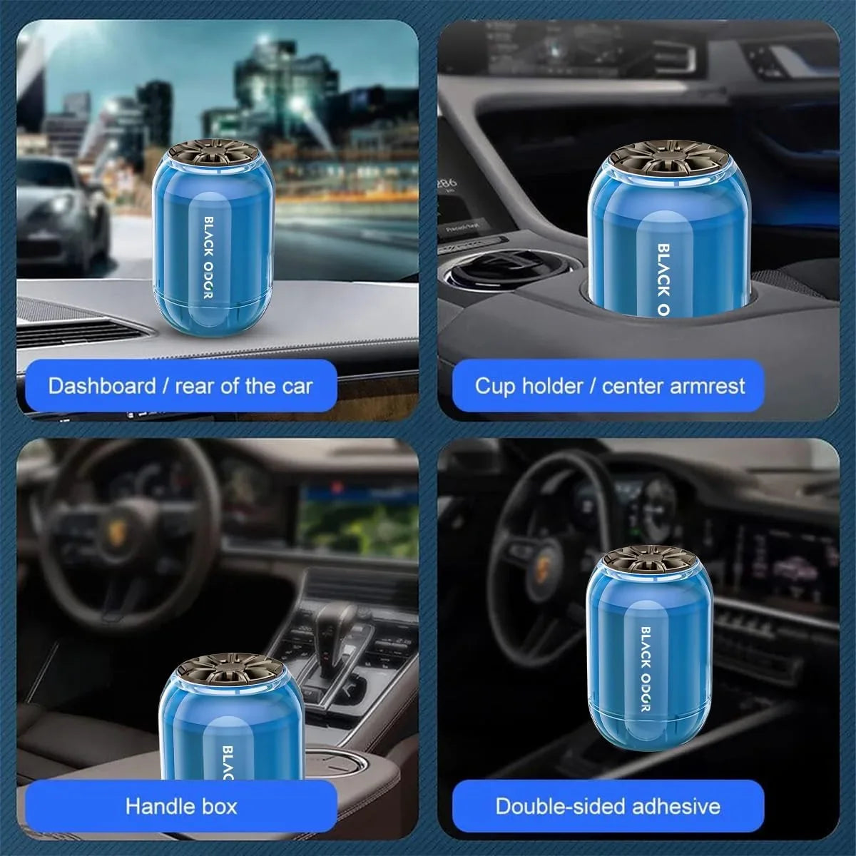 BLACK ODOR BO-8 Dream Big Size Car Air Freshener – Long-Lasting Natural Oil-Based Fragrance for Car, Home & Office - Biker.Store - www.biker.store