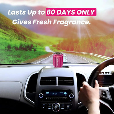 BLACK ODOR BO-8 Rose Dew Big Size Car Air Freshener – Long-Lasting Natural Oil-Based Fragrance for Car, Home & Office - Biker.Store - www.biker.store