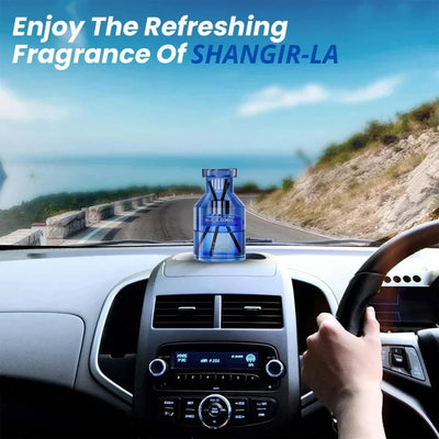 BLACK ODOR BO-12 Shangir-La Car Air Freshener | Natural Long-Lasting Fragrance for Car, Home & Office - Biker.Store - www.biker.store