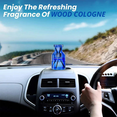 BLACK ODOR BO-12 Wood Cologne Car Air Freshener | Natural Long-Lasting Fragrance for Car, Home & Office - Biker.Store - www.biker.store