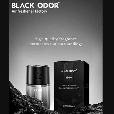 BLACK ODOR BO-13 Gardenia Car Air Freshener | Natural Long-Lasting Fragrance for Car, Home & Office - Biker.Store - www.biker.store