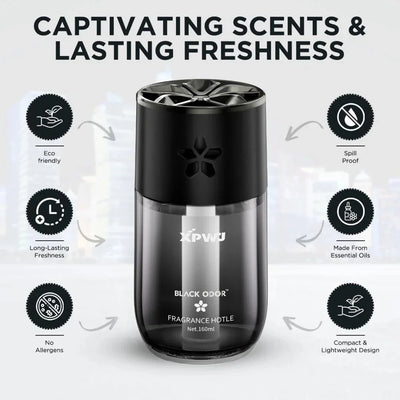 BLACK ODOR BO-13 Gardenia Car Air Freshener | Natural Long-Lasting Fragrance for Car, Home & Office - Biker.Store - www.biker.store