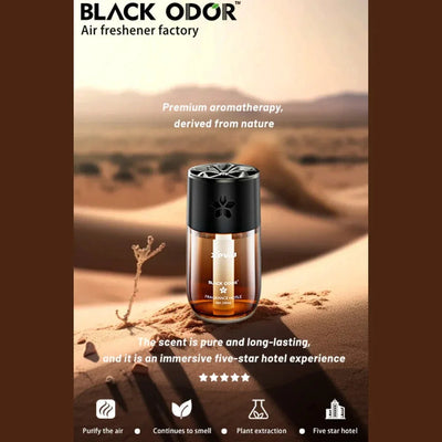 BLACK ODOR BO-13 Crowne Plaza Car Air Freshener | Natural Long-Lasting Fragrance for Car, Home & Office - Biker.Store - www.biker.store