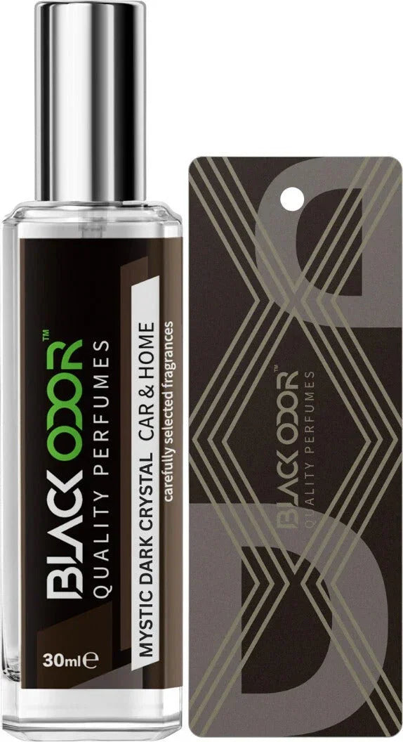 BLACK ODOR BO-34 Mystic Dark Crystal Car Freshener Spray | Natural Long-Lasting Car Air Freshener with Premium Fragrance - Biker.Store - www.biker.store