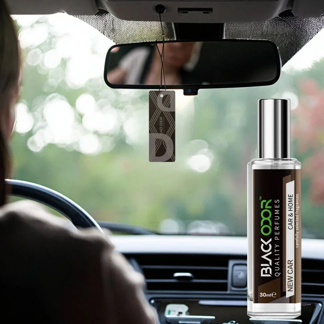 BLACK ODOR BO-34 New Car Car Freshener Spray | Natural Long-Lasting Air Freshener with Authentic New Car Scent - Biker.Store - www.biker.store