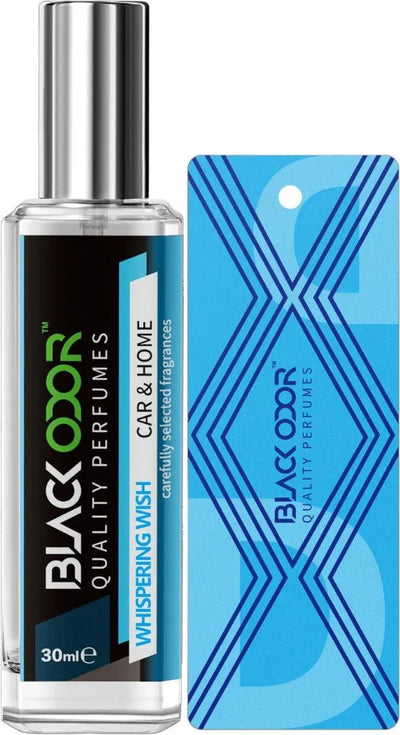 BLACK ODOR BO-34 Whispering Wish Car Freshener Spray | Natural Long-Lasting Car Air Freshener with Bold & Refreshing Fragrance - Biker.Store - www.biker.store