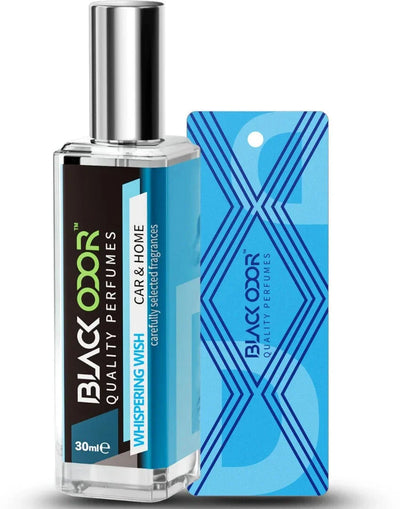 BLACK ODOR BO-34 Whispering Wish Car Freshener Spray | Natural Long-Lasting Car Air Freshener with Bold & Refreshing Fragrance - Biker.Store - www.biker.store