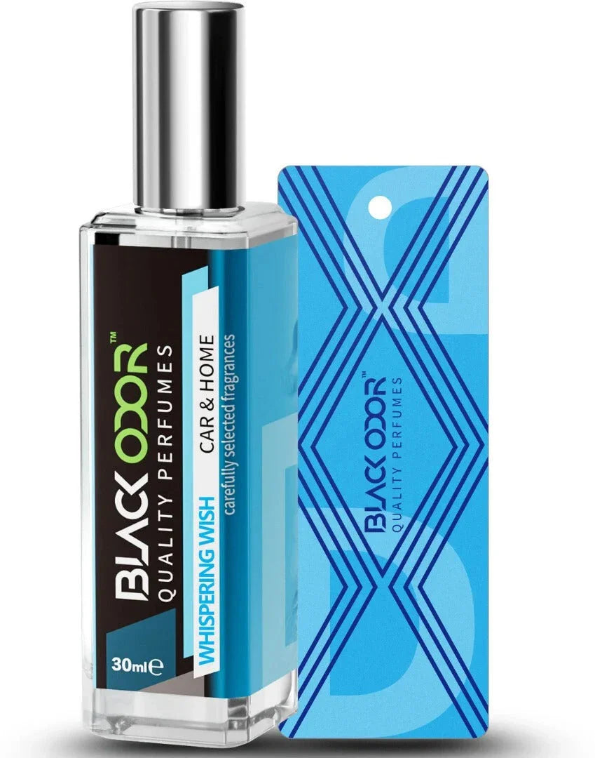 BLACK ODOR BO-34 Whispering Wish Car Freshener Spray | Natural Long-Lasting Car Air Freshener with Bold & Refreshing Fragrance - Biker.Store - www.biker.store