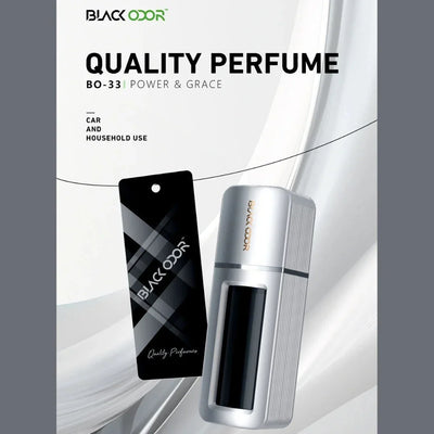 BLACK ODOR BO-33 Power & Grace Car Air Freshener | Natural Long-Lasting Power & Grace Fragrance for Car, Home & Office - Biker.Store - www.biker.store
