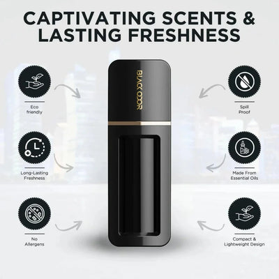 BLACK ODOR BO-33 Golden Forest Car Air Freshener | Natural Long-Lasting Forest-Inspired Fragrance for Car, Home & Office - Biker.Store - www.biker.store