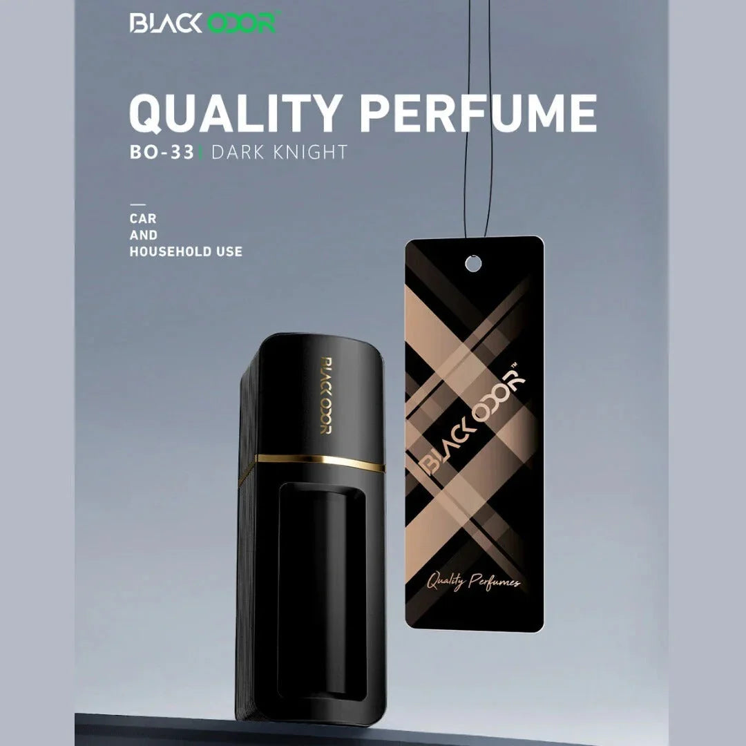 BLACK ODOR BO-33 Dark Knight Car Air Freshener | Natural Long-Lasting Dark Knight Fragrance for Car, Home & Office - Biker.Store - www.biker.store