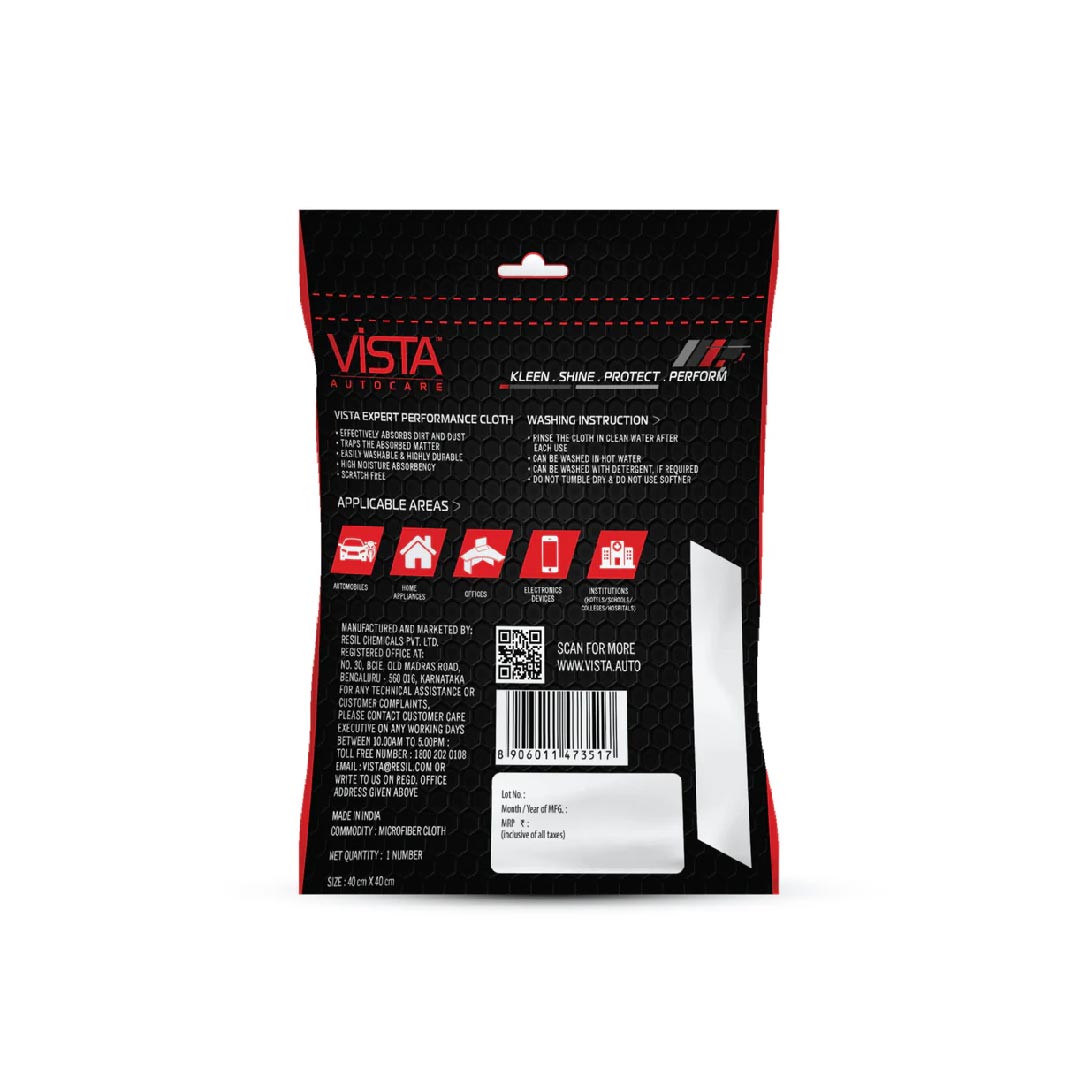 Vista Expert Performance Microfiber Cloth HG - Biker.Store - www.biker.store