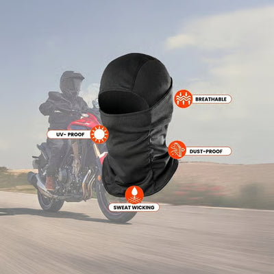 BIKERSTORE.IN Balaclava Face Mask (Black) - Biker.Store - www.biker.store