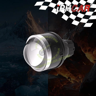 IPHCAR M617 3 Inch BI-LED (TRI COLOR) Laser Fog Lamp Projector 3 Inch High/Low beam With Integrated HID | For Four Wheelers - Biker.Store - www.biker.store