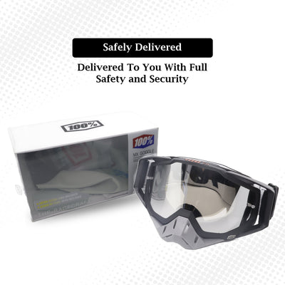 100% Goggle Color (100% Goggle Grey-Black) - Biker.Store - www.biker.store