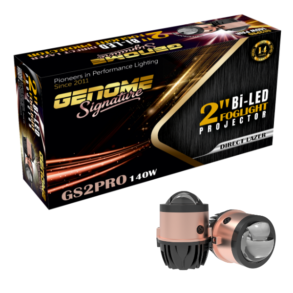Genome 2" BI-LED FOG LIGHT PROJECTOR GS2PRO - Biker.Store - www.biker.store