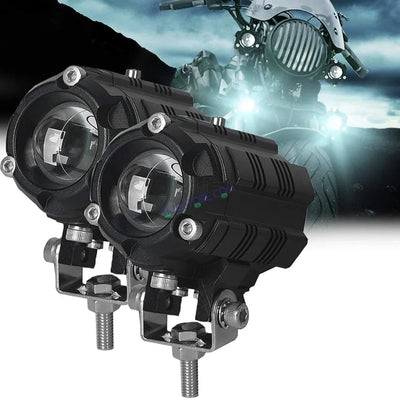 LIUHJG LIU HJG Heavy Mini Drive with Canbus LED Fog Light Bulb Lamp For Cars and Motorcycles Dual Color (White & Yellow) With Cooling Fan 2Pcs with Canbus Wiring - Biker.Store - www.biker.store