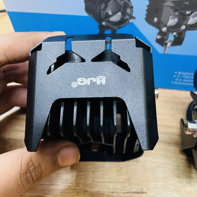 HJG Original 1 FUTURE Mega Drive 60W Quad Shot Dual LED/Dual Color High/Low Yellow/White LED Fog Lights - Biker.Store - www.biker.store