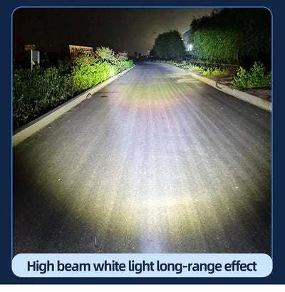 ORIGINAL 40W Yellow/White Motorcycle Mini Driving Fog Light 15000LM High/Low Beam Motorcycle Spot Light (Pack of 1) - Biker.Store - www.biker.store