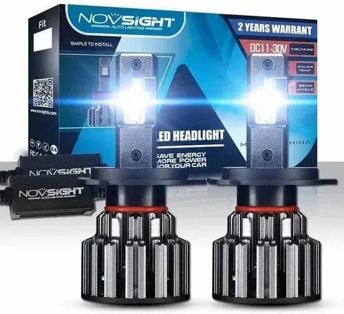 NightEye Novsight F03 H8/H9/H11/H16 LED Headlight Bulbs TX SMD LED 90W/Set 15000LM H8/H9/H11/H16 Type For Car - Biker.Store - www.biker.store