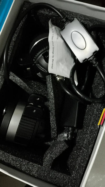 HJG P49 Dual Lens 120W New Model with Power Adaptor Foglight Ultra Wide Dual Intensity LED Driving Fog Lights White/Yellow (2*60W = 120W Total) Universal For All Cars & Bikes - Biker.Store - www.biker.store