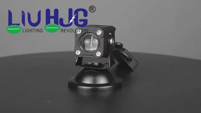 HJG X Drive Mini RGB Foglights with RGB Backlit DRL 40W Fog Light 4000LM Dual Color (3000K Yellow/6000K White) Projector Driving Lamp | Dynamic RGB Backlit DRL (8 Modes) | Wide Beam Auxiliary Light with Inline Ballast for Motorcycle, Bike & SUV