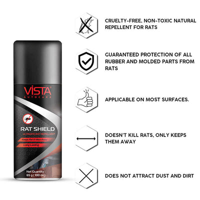 VISTA RAT SHIELD 100 ml (Pack Of 2) - Biker.Store - www.biker.store