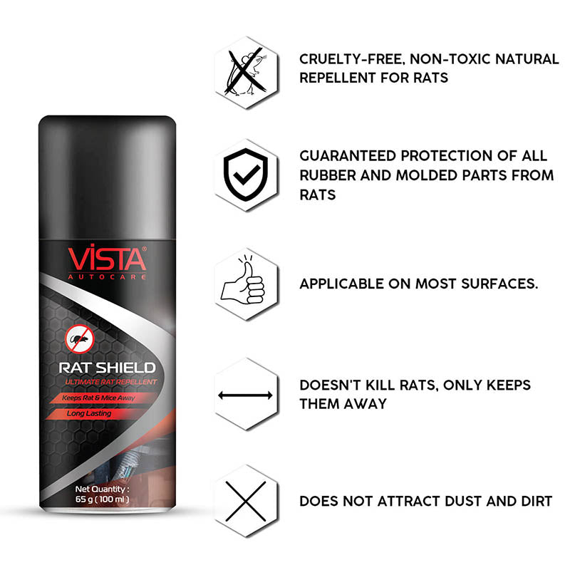 VISTA RAT SHIELD 100 ml (Pack Of 2) - Biker.Store - www.biker.store