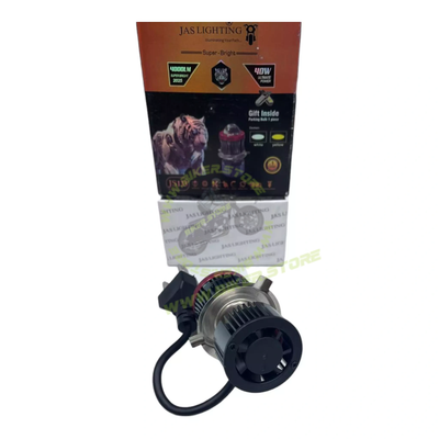 JAS JS-133 40W Dual Color LED Projector Headlight | 4000 Lumens with Free Parking Bulb