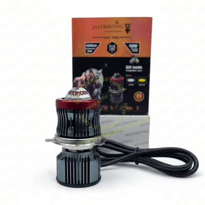 JAS JS-133 40W Dual Color LED Projector Headlight | 4000 Lumens with Free Parking Bulb