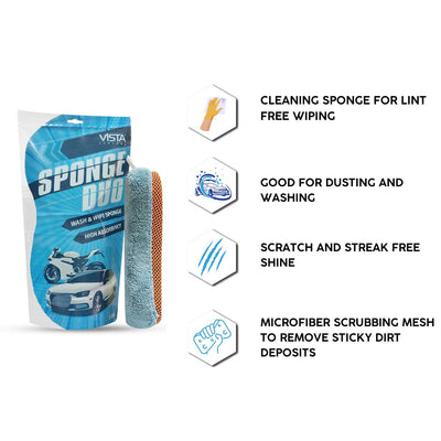 Vista SPONGE DUO - Biker.Store - www.biker.store