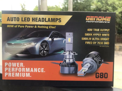 GENOME G80 LED Headlights for Car - Biker.Store - www.biker.store