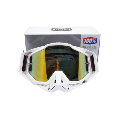 100% Goggle Black Color (100% Goggle White) - Biker.Store - www.biker.store