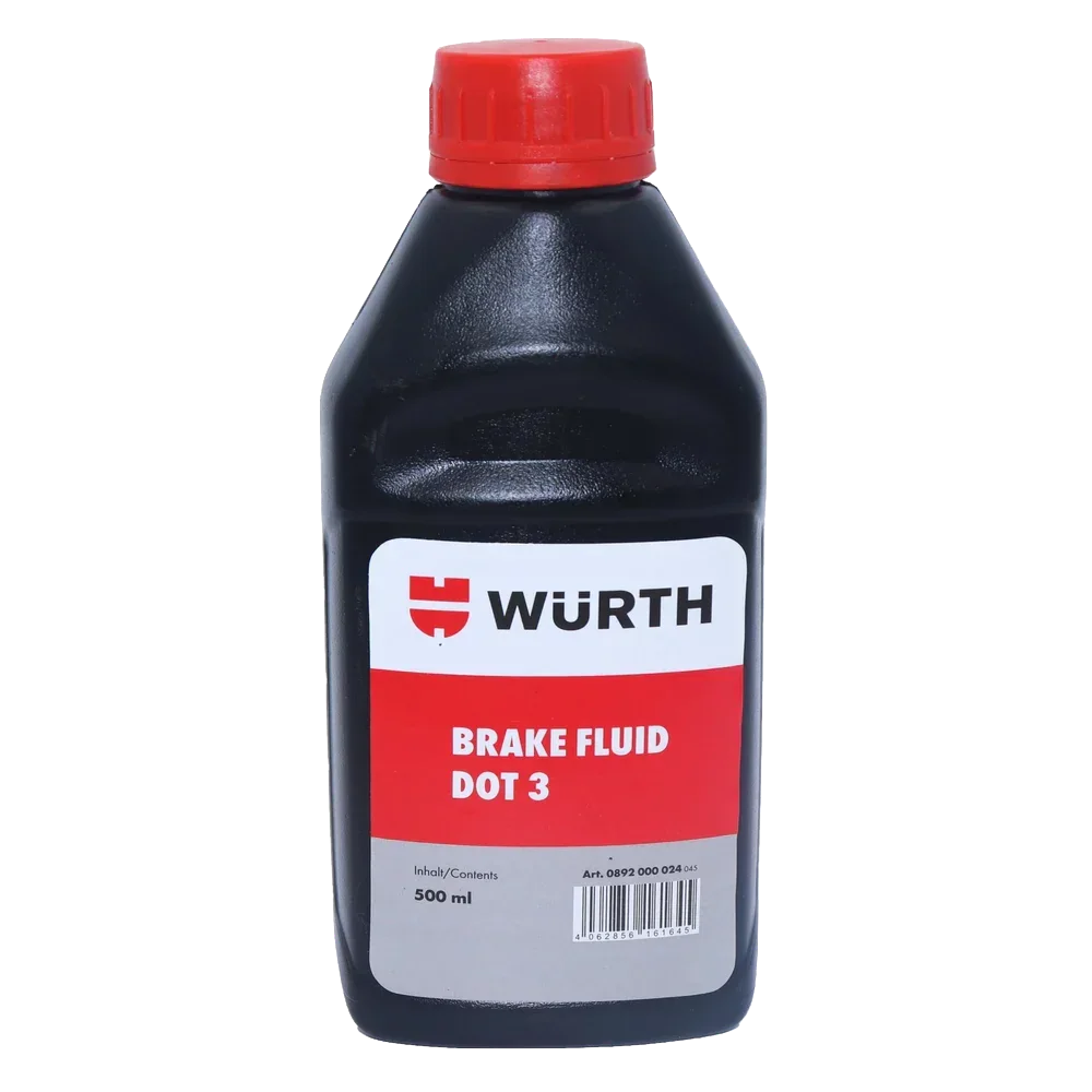 Wurth Brake Fluid Dot 3 (500ml) - Biker.Store - www.biker.store