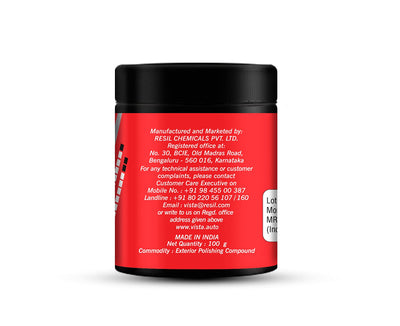 Vista Xtreme Cut And Shine 100 g | Minor Scratch Remover Rubbing Compound - Biker.Store - www.biker.store