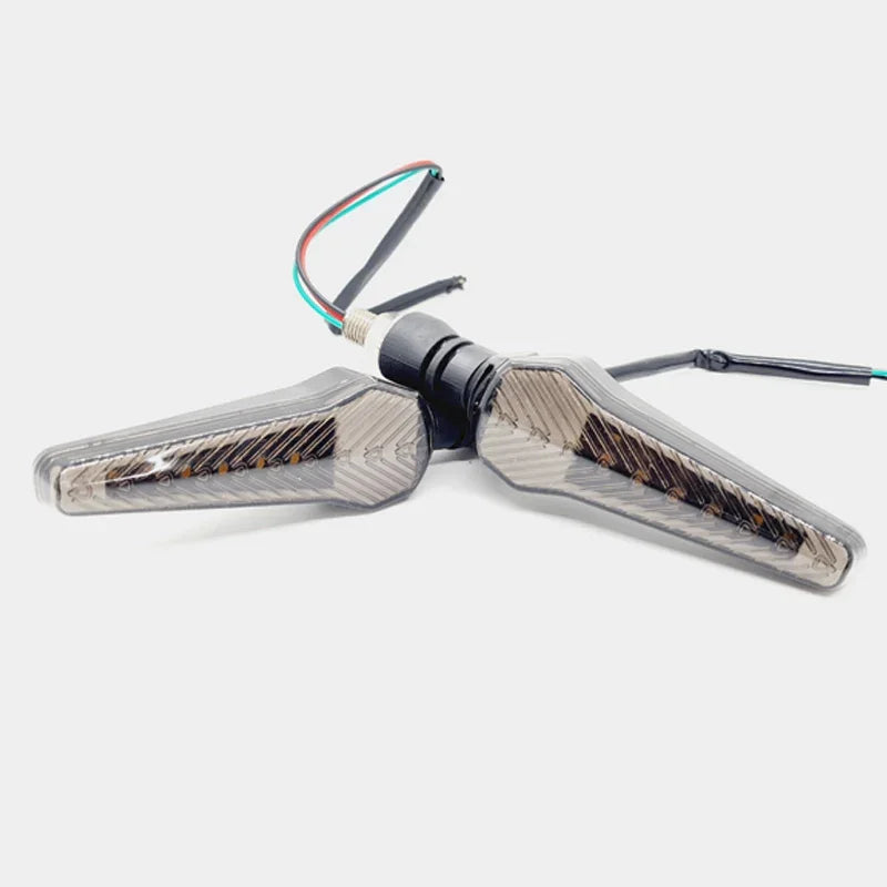 New Bike Indicator Yellow Blue Running Bike Indicator Front, Rear LED Indicator Light for Universal For Bike Universal For Bike (Yellow, Blue) - Biker.Store - www.biker.store