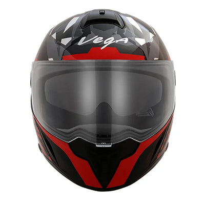 Vega Ryker D/V Camo Black Red Helmet - Biker.Store - www.biker.store