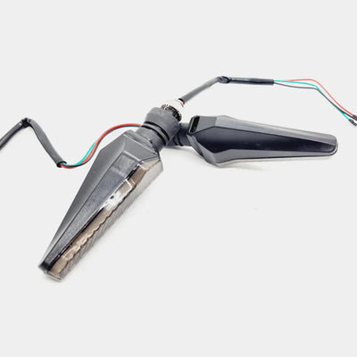 New Bike Indicator Yellow Blue Running Bike Indicator Front, Rear LED Indicator Light for Universal For Bike Universal For Bike (Yellow, Blue) - Biker.Store - www.biker.store