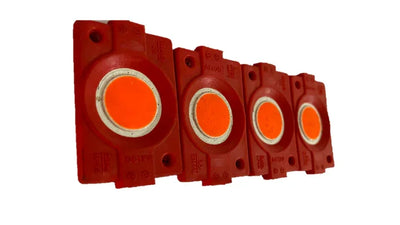 hjg Sunny Day RED IMPORTED Underglow PATCH LIGHTS (Front/Rear , Bike Body Lights) - PACK OF 4 - IP65 WATERPROOF DUSTPROOF SHOCKPROOF - Universal Decorative Light for all Motorbike, Car LED (12V, 1.5 W) (Universal For Bike, Universal For Car, Pack of 4) - Biker.Store - www.biker.store