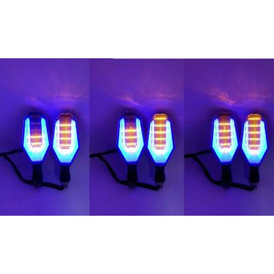 Yellow Blue Bike Indicator Front, Rear LED Indicator Light for Universal For Bike Universal For Bike (Yellow, Blue) - Biker.Store - www.biker.store
