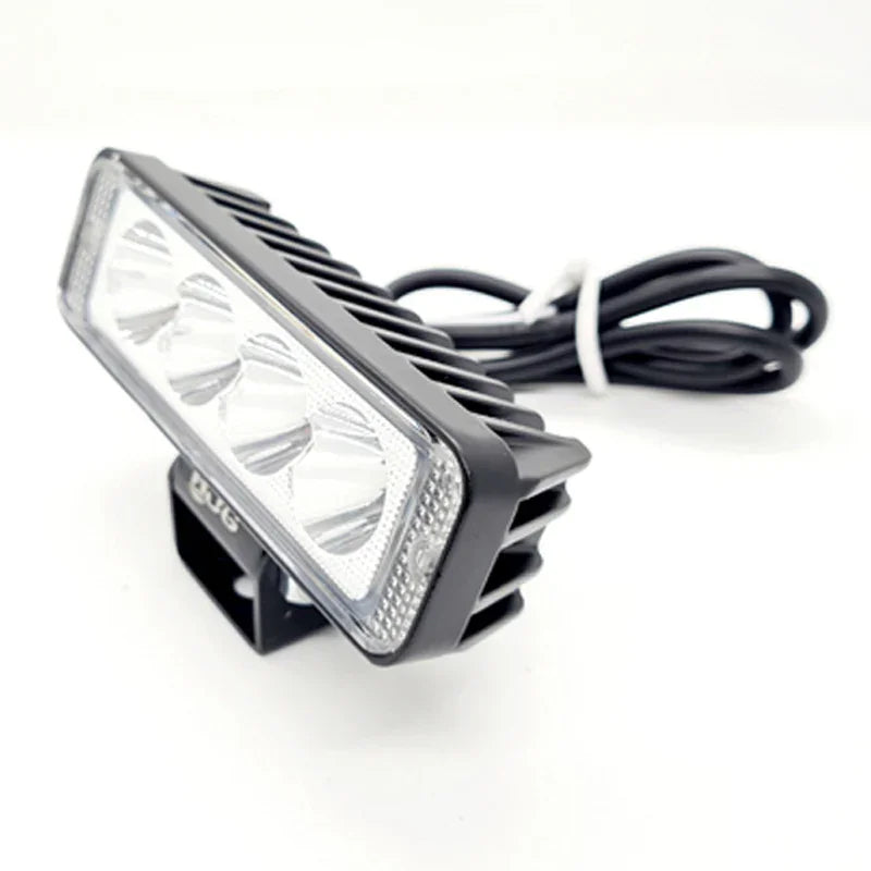HJG 4 LED Fog Light for Bikes and Cars High Power, Heavy clamp and Strong aluminum. (4 LED Fog Single) - Biker.Store - www.biker.store