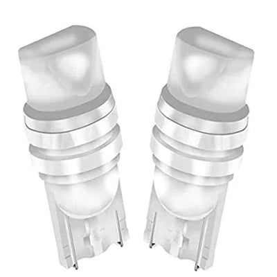 T10 Ceramic Case Parking LED Bulb (Set of 2) | White/Blue/Red/Green with Imported COB LED Chip Universal Fitment for Car and Bike - Biker.Store - www.biker.store