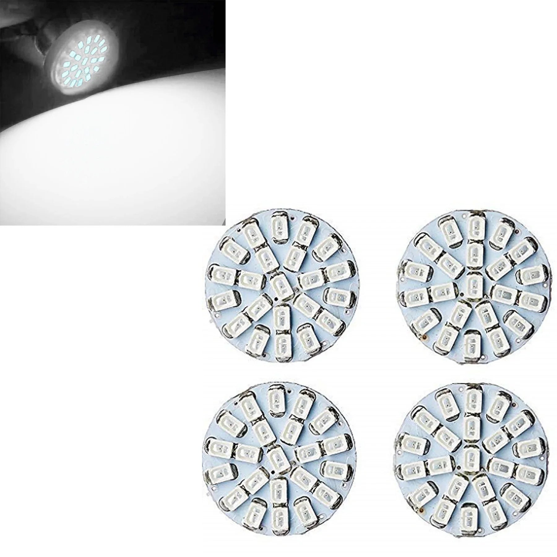 Bike LED 22 SMD Indicator Bulb (Set of 4, White) - Biker.Store - www.biker.store